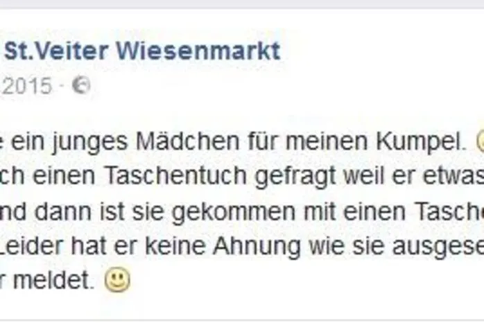 Mit einem Wisch war sie weg.