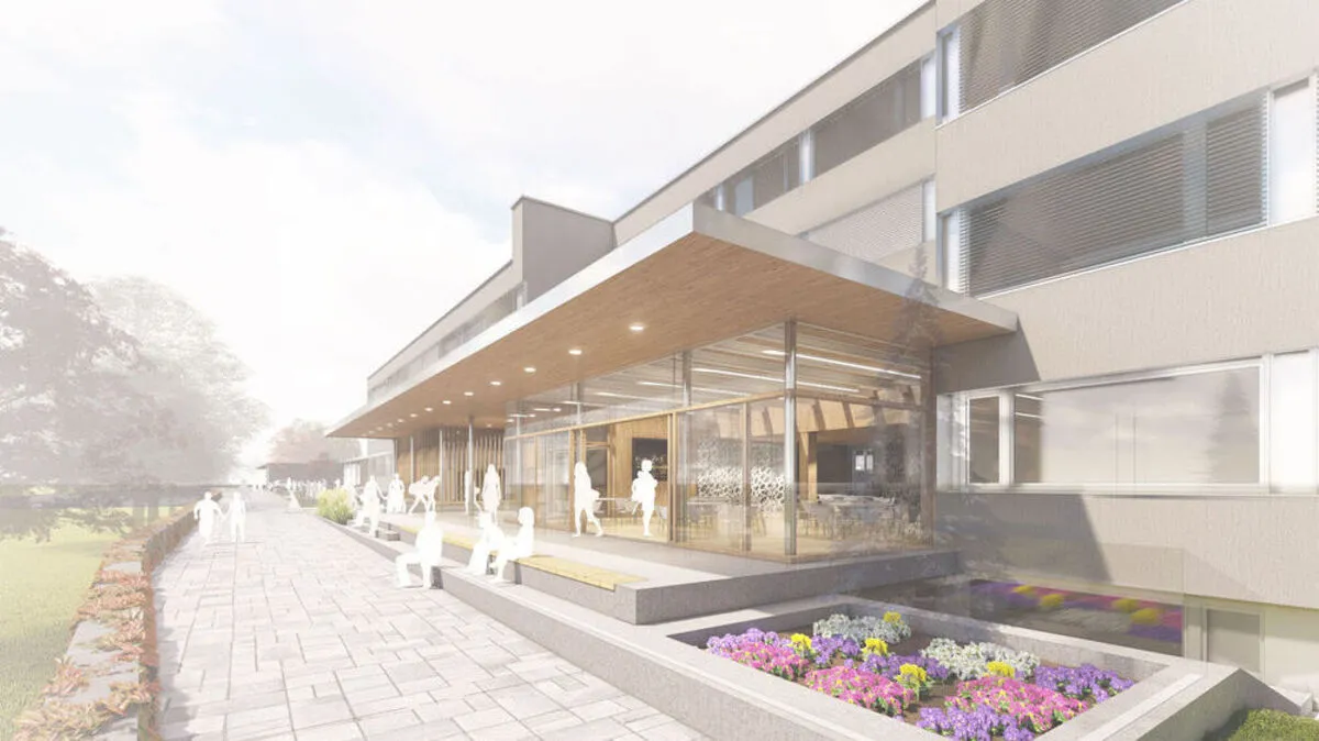 So wird das Schulzentrum Lienz-Nord nach dem Umbau aussehen