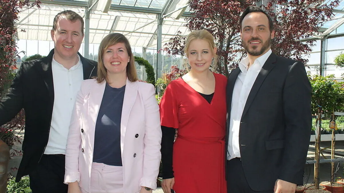 Dominik Am Zehnhoff-Söns, Melanie Wurzer, Iva Schell und Roman Pichler (von links)