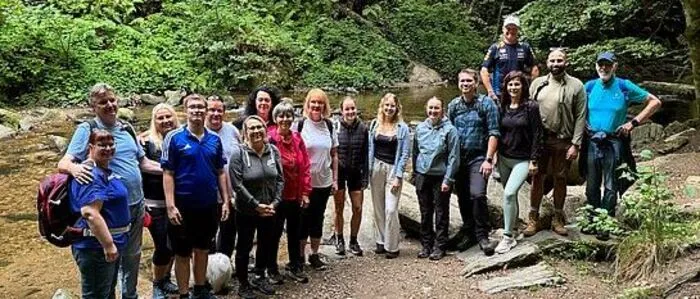 Die Wandergruppe in der Klause bei Deutschlandsberg