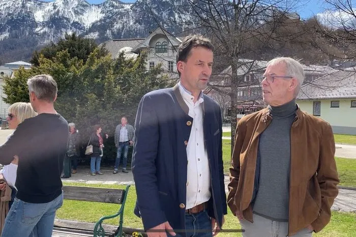 FPÖ-Bezirksparteiobmann Albert Royer und Vertreter von der Initiative BISS aus Rottenmann Helmut Gassner waren vor Ort.