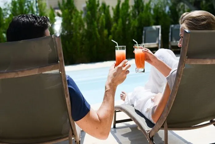 Unverhoffte Zweisamkeit."Unsere Kleine ist nie aus dem Pool rausgekommen und das hat uns sehr gefreut." Krutsch