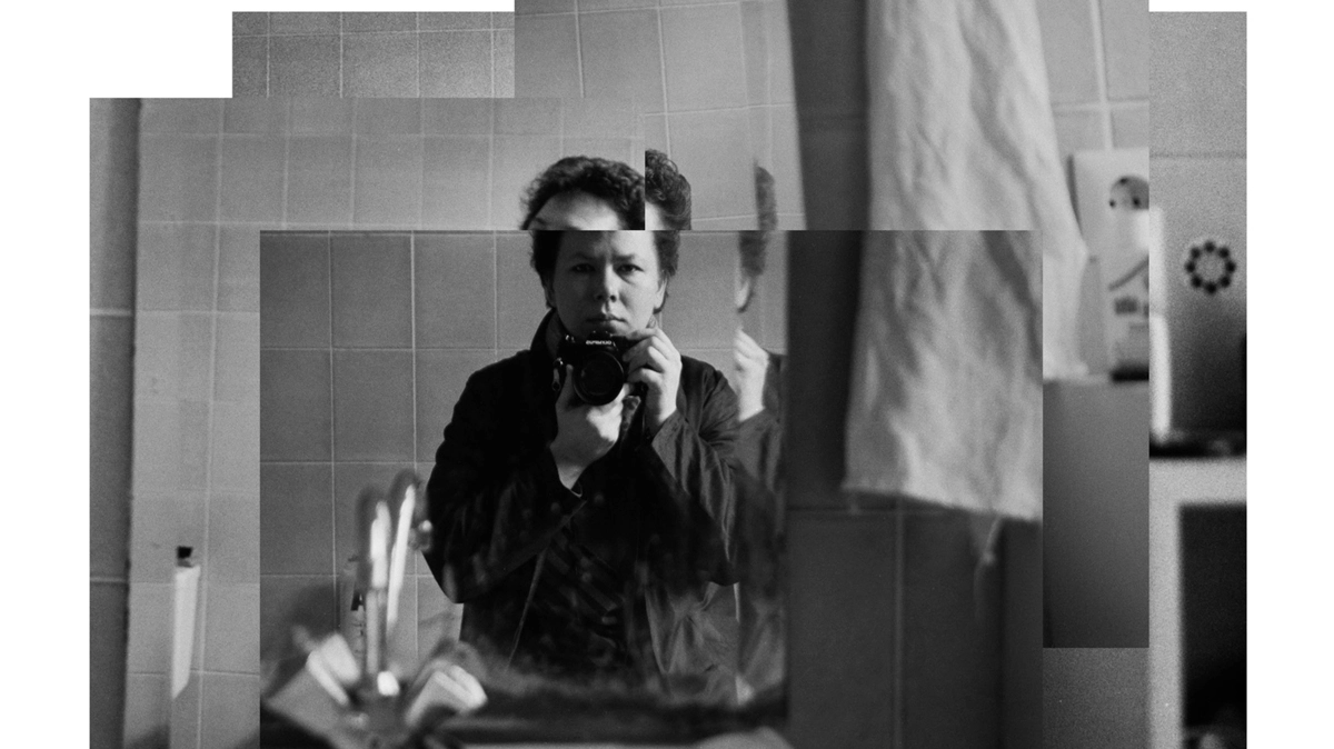 Selbstporträt der Künstlerin Libuše
Jarcovjáková