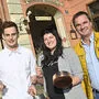Neuer Pächter Mario Naschenweng mit Jasmin Altersberger (Hauseigentümerin) und Vater Bruno Naschenweng