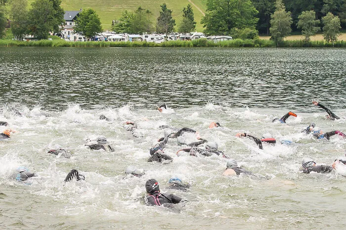 Schwimmen im Putterersee