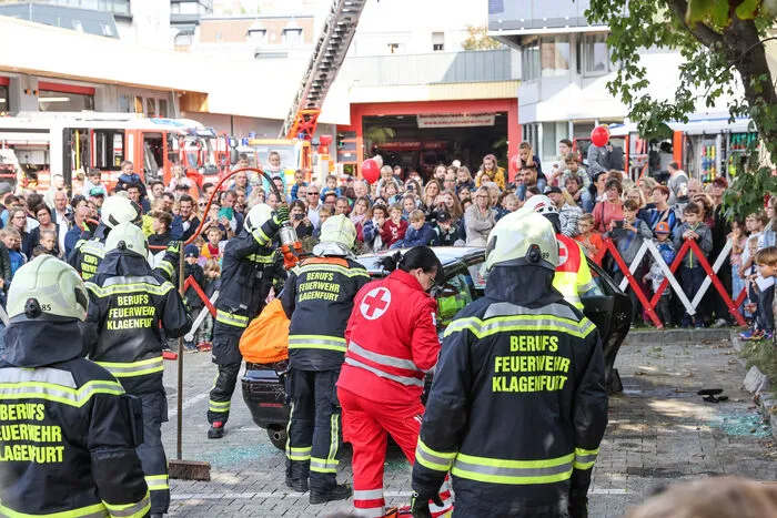 Es gab Schauübungen, die auf großes Interesse gestoßen sind.