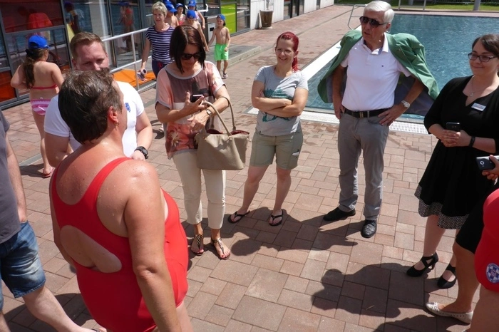 Der DSV Leoben machte mit den Kindern Spiele zur Förderung der Geschicklichkeit und Koordinationsfähigkeit. 