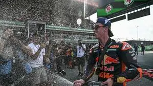 Pedro Acosta jubelte