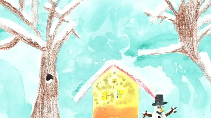 Wunderschöne Zeichnung von Inara Tschaler (8) aus Lind ob Velden
