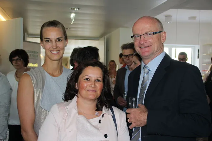 Krankenhausdirektorin Andrea Samonigg-Mahrer, Pflegedirektorin Michaela Wutti und Gerald Bruckmann, medizinischer Direktor des Krankenhauses Spittal.