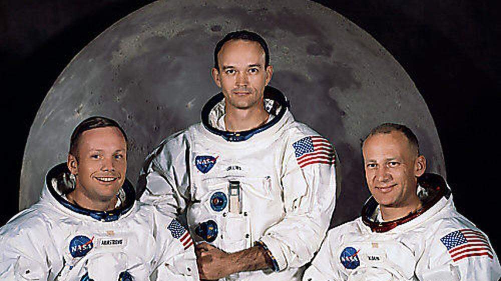 Neil A. Armstrong, Michael Collins, und Edwin E. ´Buzz´ Aldrin