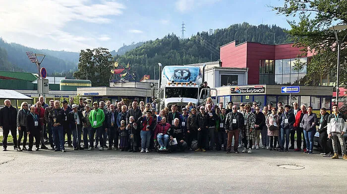 Los ging die diesjährige Ausfahrt auf dem Parkplatz des Kapfenberger Sportzentrums