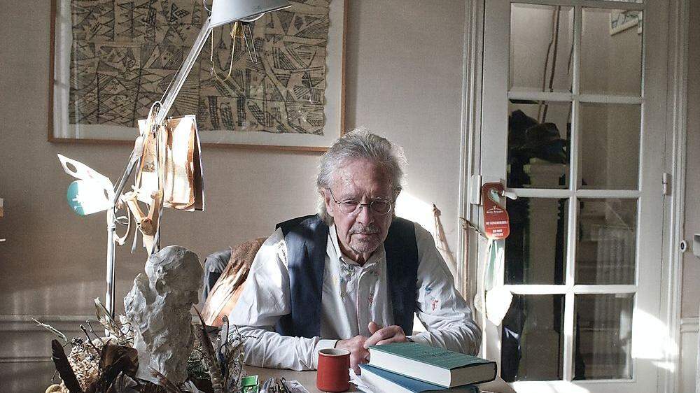 Der Dichter in seinem Refugium bei Paris: Peter Handke (78)