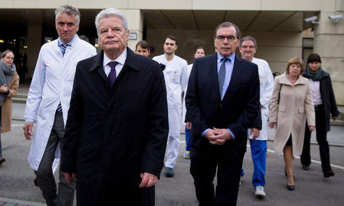 Gauck besucht Verletzte nach Anschlag