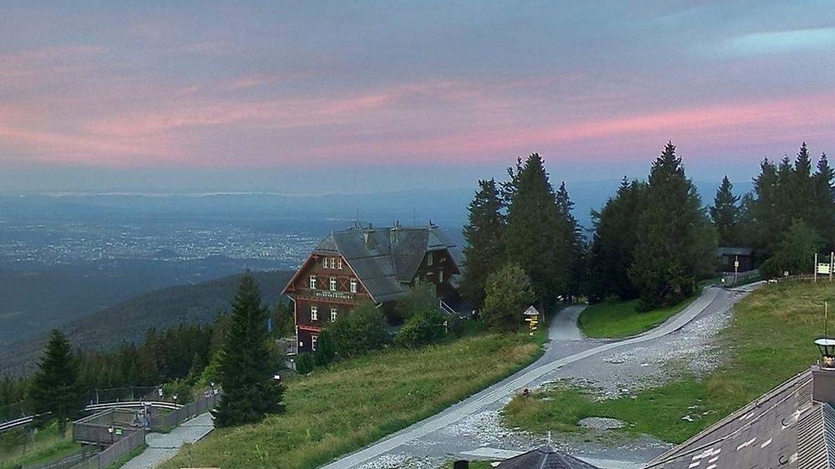 Der Schöckl an diesen Montagmorgen