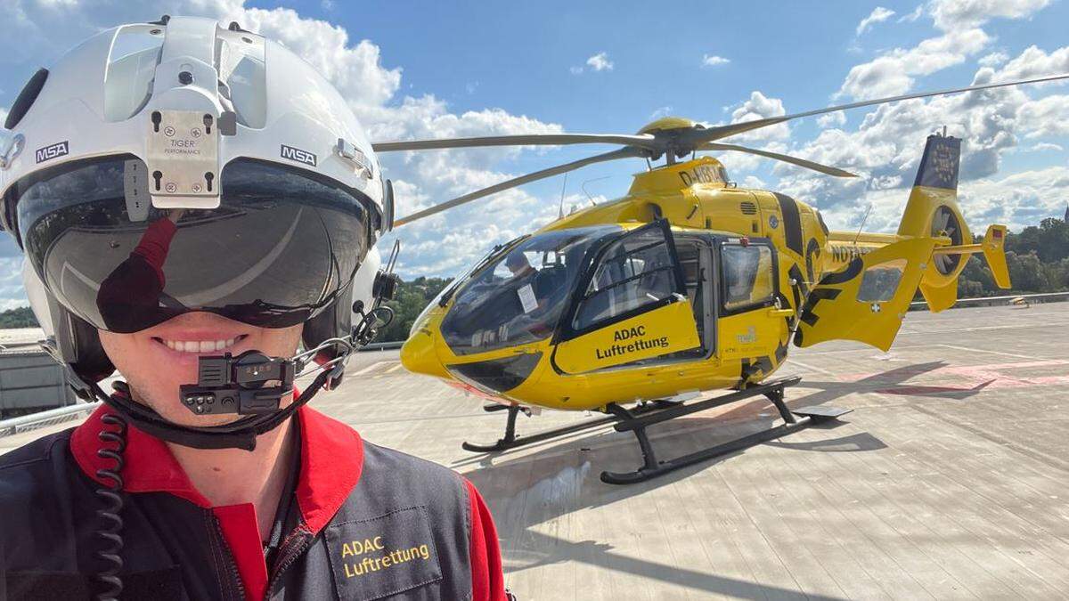 Ab Oktober fliegt Manuel Dunst für die deutsche Luftrettung