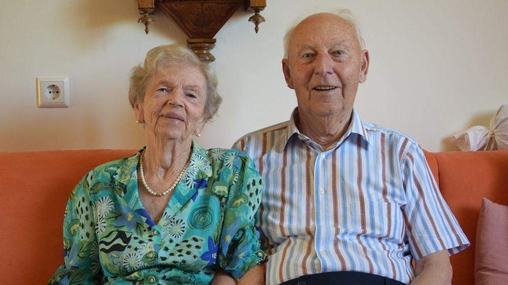 70 Jahre verheiratet - und glücklich: Maria und Ernst Schmollngruber