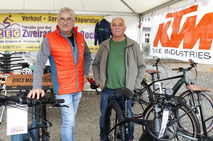 Am Programm standen Ausstellungen heimischer Fahrradfachbetriebe...