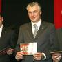 Eines der wenigen gemeinsamen Fotos der drei Legenden aus dem Jahr 2004: Herbert Prohaska, Toni Polster und Hans Krankl (von links) 