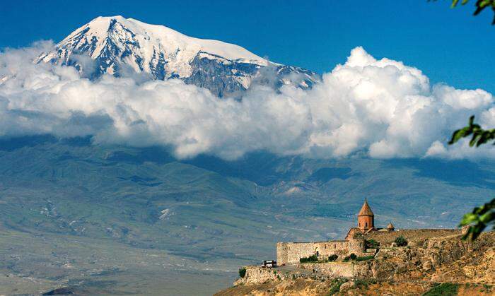 Der Ararat von Armenien aus gesehen