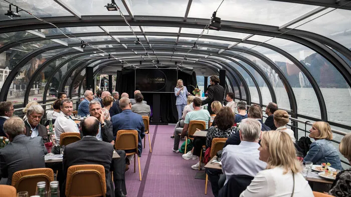 Auf der MS Gerlitzen wurde der Masterplan für Annenheim präsentiert