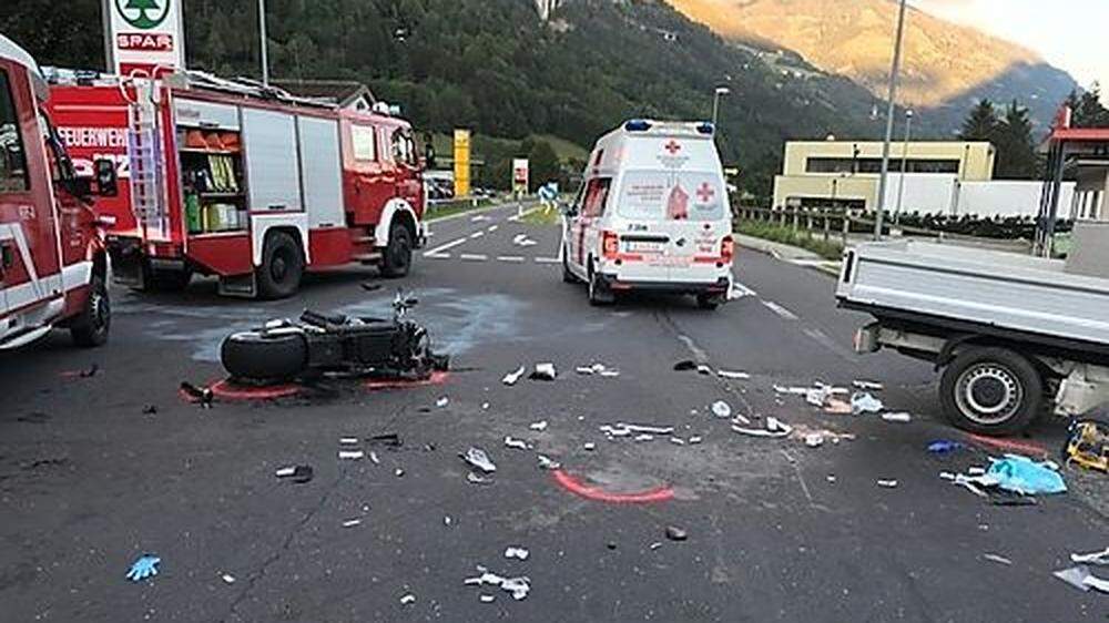 Schwerer Verkehrsunfall Dienstagabend in Obervellach