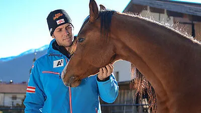 Mario Matt hat ein inniges Verhältnis zu seinen Pferden