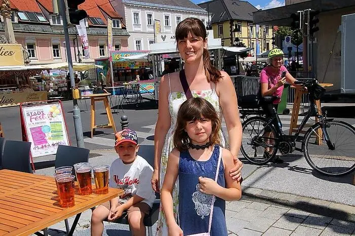 Für die kleinen Besucher war ein eigener Kinder- und Jugendbereich eingerichtet. nd am Voitsberger Hauptplatz vergnügen. 