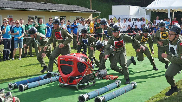 Um jeden Punkt und jede Sekunde wurde beim Bereichsfeuerwehrbewerb gekämpft