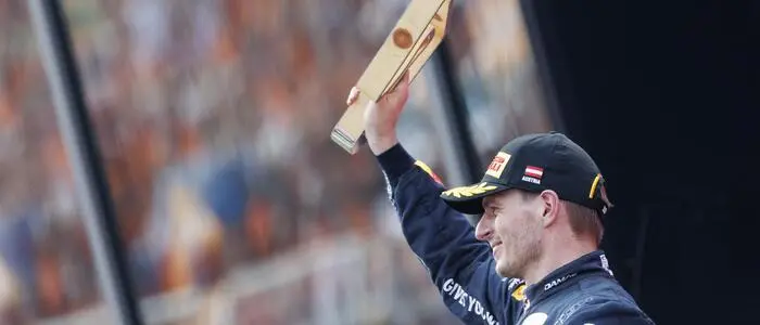 Freute sich über Platz zwei am Ring: Max Verstappen