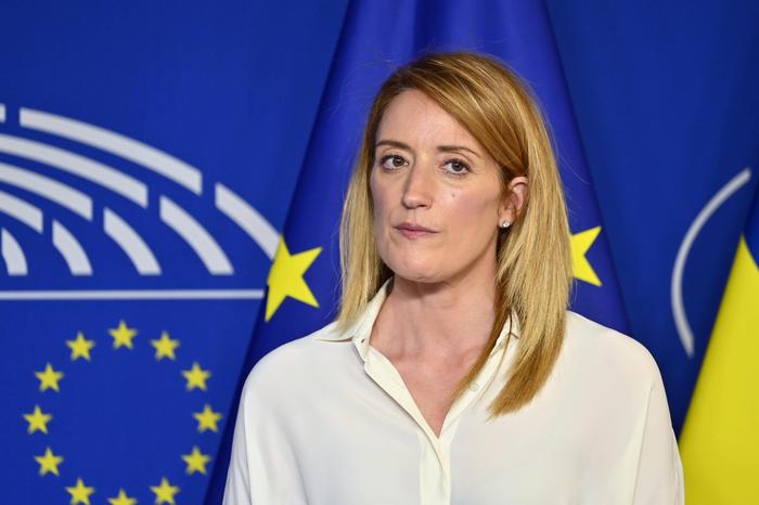 EU-Parlamentspräsidentin Roberta Metsola: Auch sie soll im Amt bleiben
