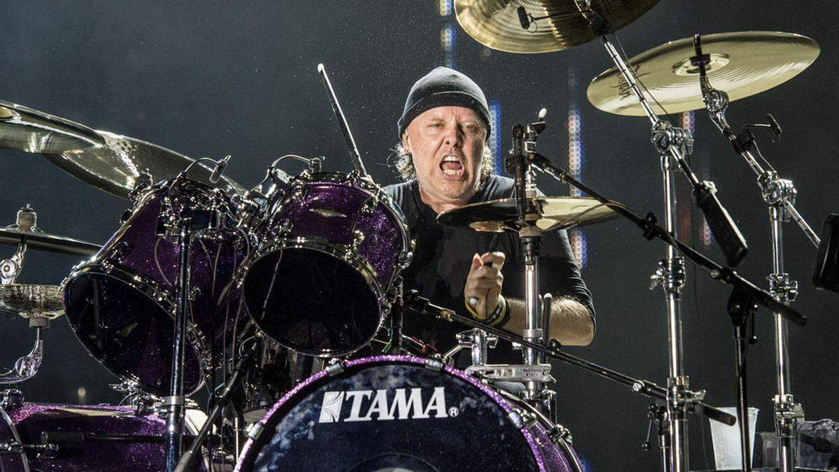 Lars Ulrich in seinem Element.