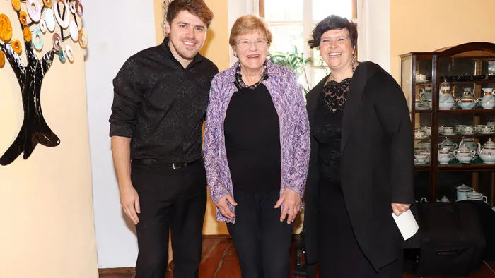 Am Foto von Links:  Jovica Ivanovic, Elisabeth Sickl und Corina Kuhs.