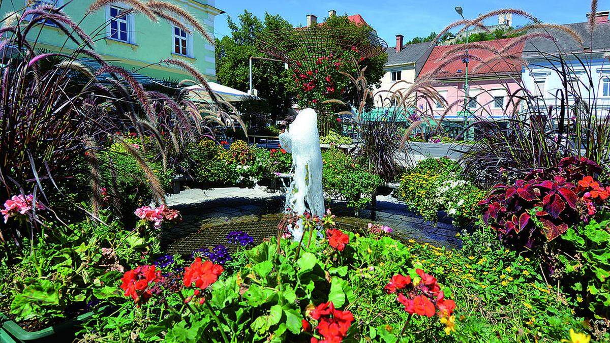 Voitsberg hat vergangenes Jahr beim Blumenschmuckwettbewerb wieder fünf Floras erzielt