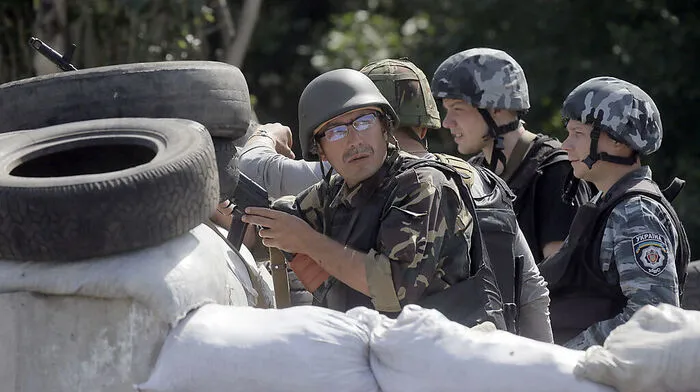 Ukrainische Soldaten
