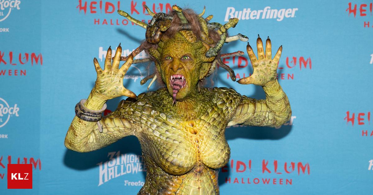 Heidi Klum als monströse Medusa 