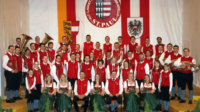 Am Samstag brachten die Musiker der Alt-Lavanttaler Trachtenkapelle den Festsaal des Konviktes in St. Paul zum Klingen. Sie feierten ihr 95-Jahr-Jubiläum.