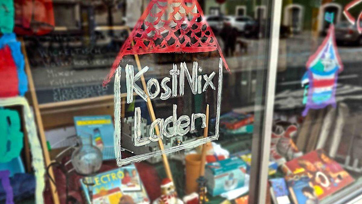 In Friesach gibt es etwa auch einen &quot;Kost-Nix-Laden&quot;