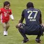 David Alaba mit Sohn