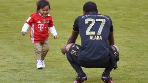 David Alaba mit Sohn