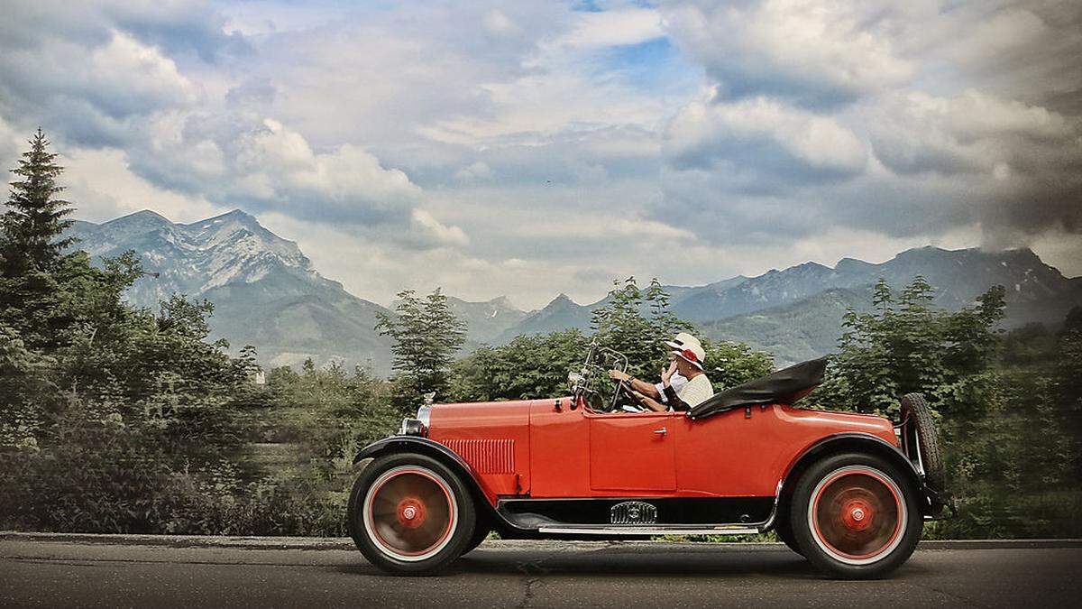 Erste Ausfahrt mit dem Oldtimer in der Region Leoben