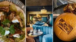 Streetfood und Persisches steht auf der Karte in der Bar Amouro - Taftoons mit Gemüse oder der unvermeidliche Burger, hier aber in der "Smashed" Variante