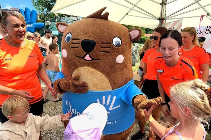 Otto Otter ließ sich das Spektakel auch nicht entgehen.