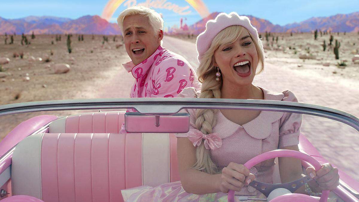 Pinke Flucht aus Barbieland mit Realitätsschock: Ryan Gosling, Margot Robbie 