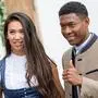 Shalimar Heppner mit David Alaba beim Oktoberfest