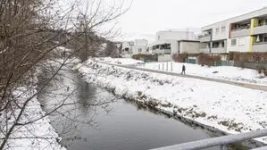 Hier soll die Glan verbreitert und das Ufer flacher werden