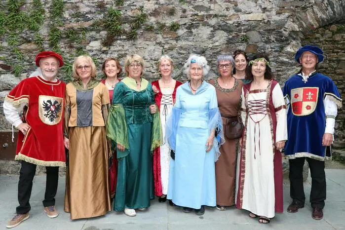 Die höfische Tanzgruppe „La Ghirlanda“ von Dieter „Blacky“ Schwarz.