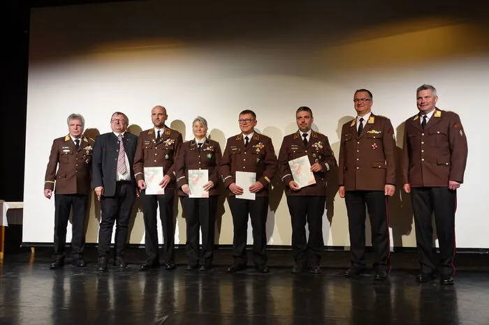 Viele Kameraden wurden an diesem Abend ausgezeichnet