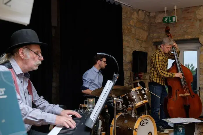 Für die musikalische Unterhaltung sorgte die Jazzband „Die Padingers“