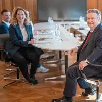Reden ma‘ mal, dann schau ma‘ scho: Bürgermeister Michael Ludwig (SPÖ) traf Grünen-Chefin Judith Pühringer
